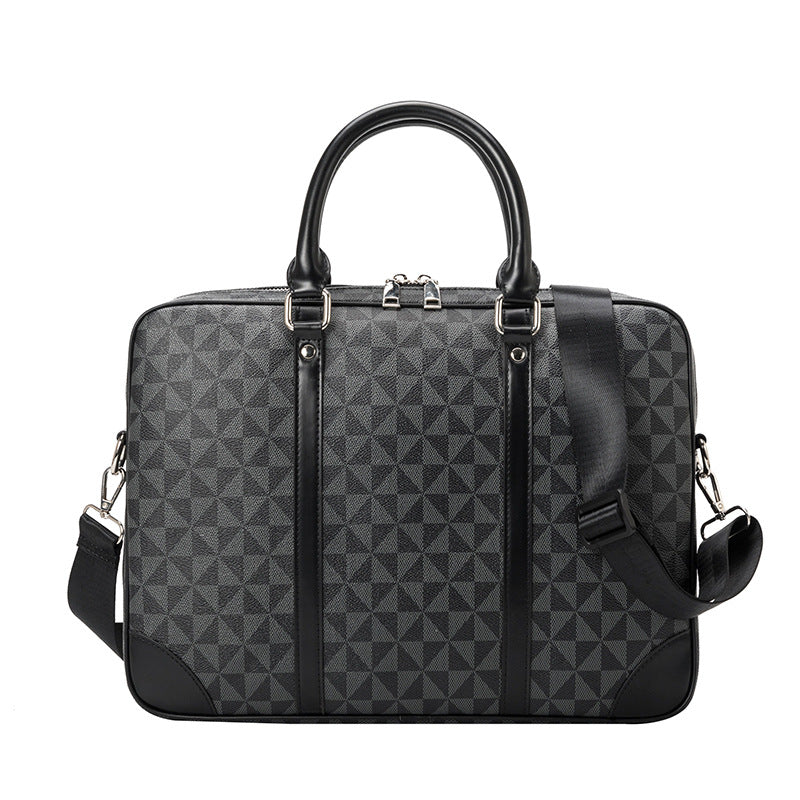 Women's & Men's & Classic Printing Portable Business Large Handbags