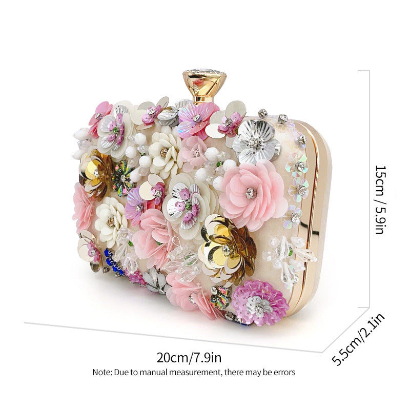 Women's Clutch Warm Temperament Dinner Banquet Flower Bags