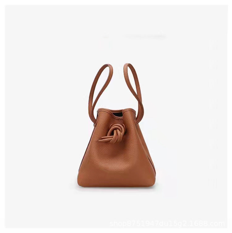 Women's Bends Hitches First Layer Cowhide Vegetable Shoulder Bags