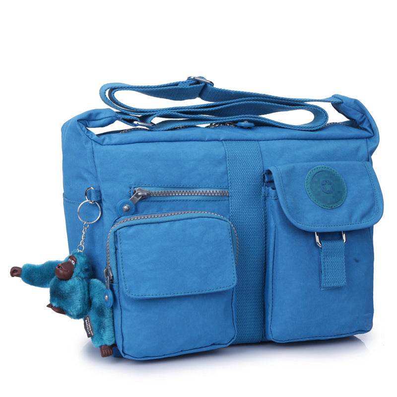 Women's Glamorous Distribution Monkey Large Nylon Crossbody Bags