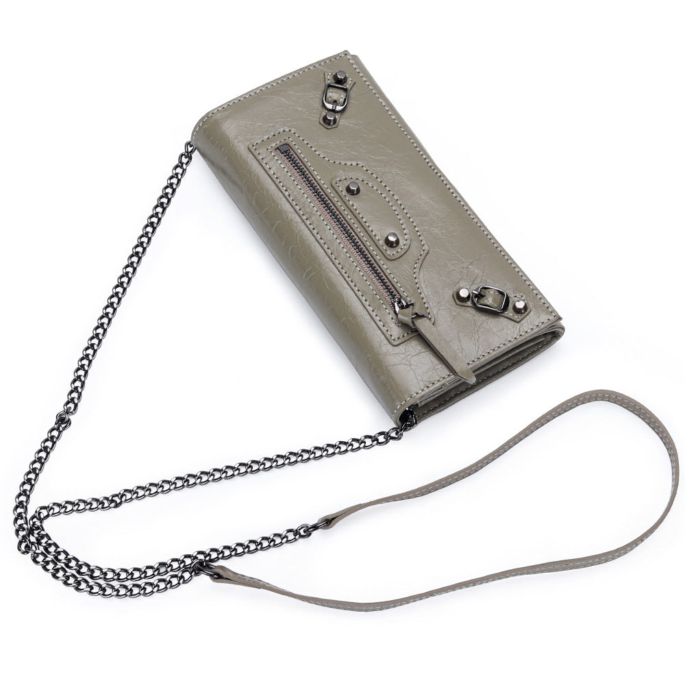 Women's Insertion Machine Car Chain Fashion Large Capacity Crossbody Bags