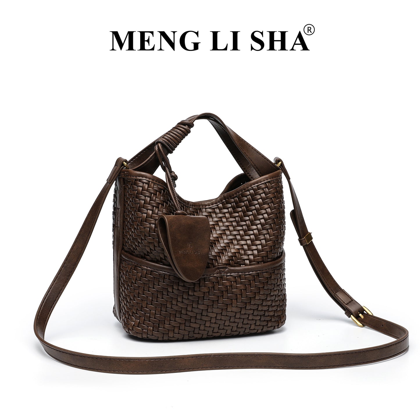 Women's Vintage Weave Portable Commute Leisure Shoulder Bags