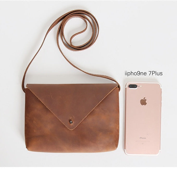 Women's & Men's & Mini Pouches Pure Top Layer Cowhide Shoulder Bags