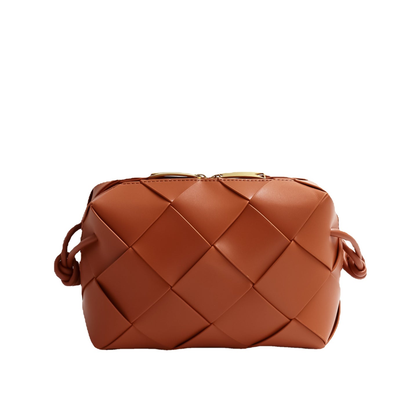 Women's Niche High-grade Genuine Leather Diamond Pattern Crossbody Bags