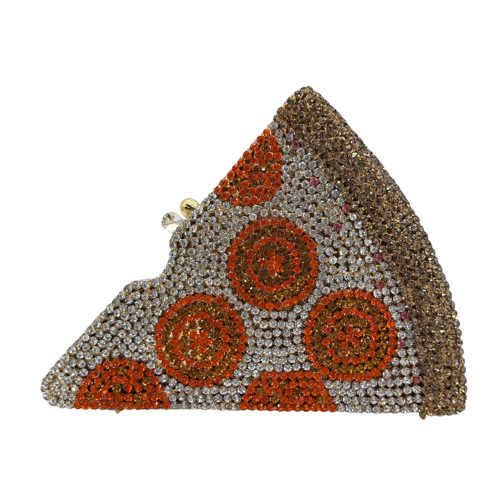 Strictly Selected Pizza Diamond Banquet Hand Bags