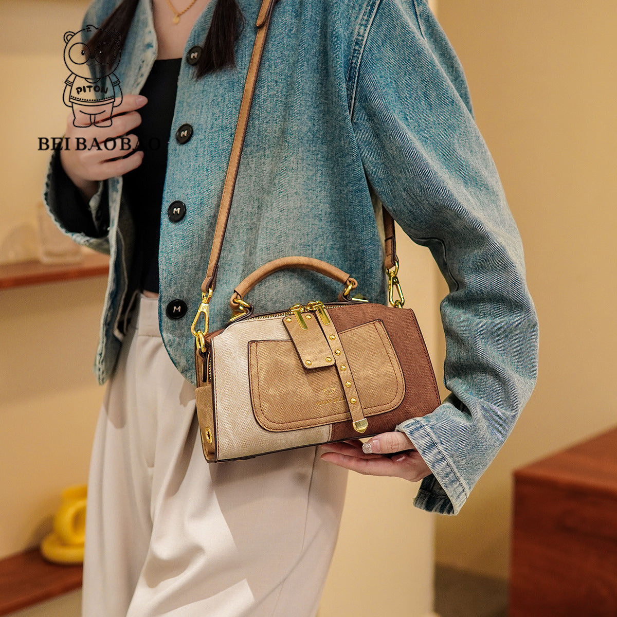 Graceful Women's Charming Source Boston Pillow Crossbody Bags