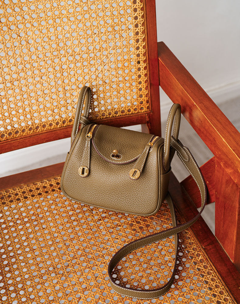Women's Lindy Doctor Genuine Leather Mini Pillow Handbags