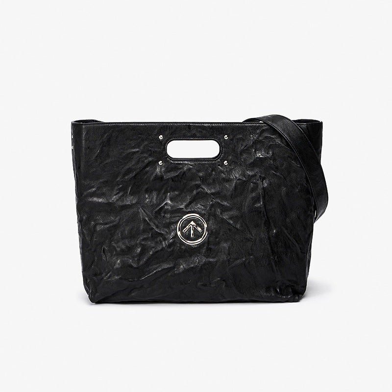 Arrows Sexist Blackstone Leather Folds Large Crossbody Bags