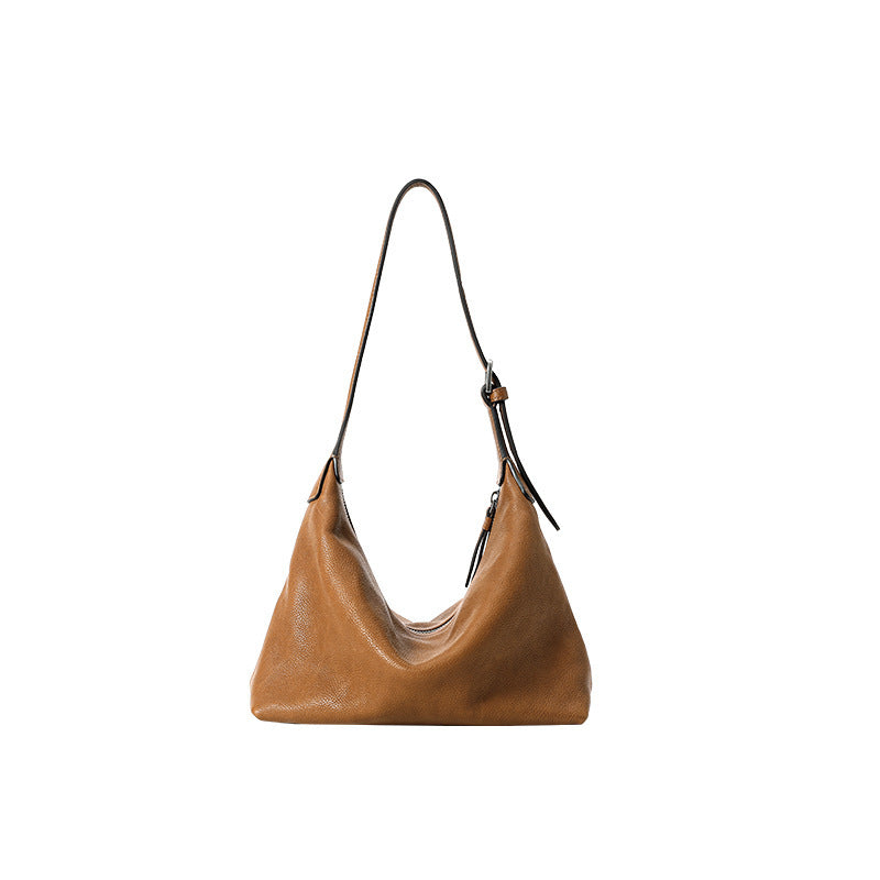 Vegetable Tanned Underarm Classic Versatile Commuter Shoulder Bags