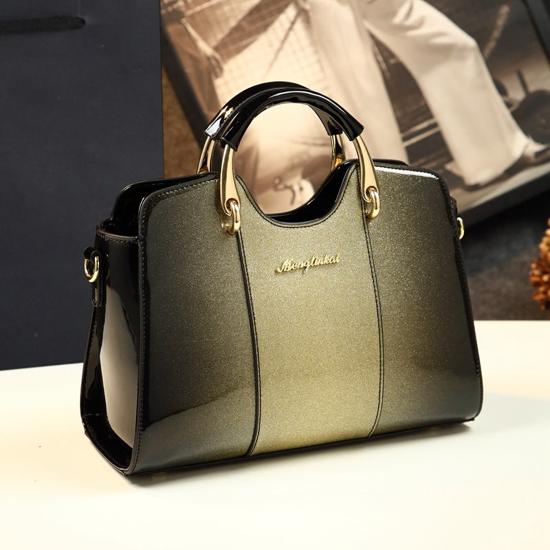 Women's Authentic Leather Fashion Elegant Mom Versatile Handbags