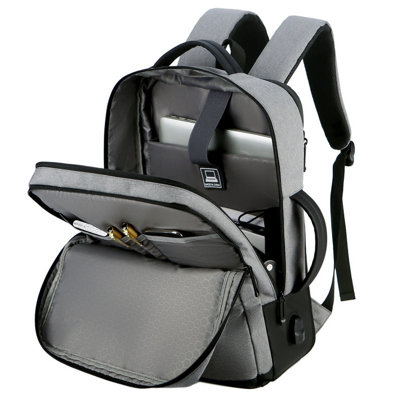 Large Capacity Expansion Waterproof Charging Leisure Backpacks