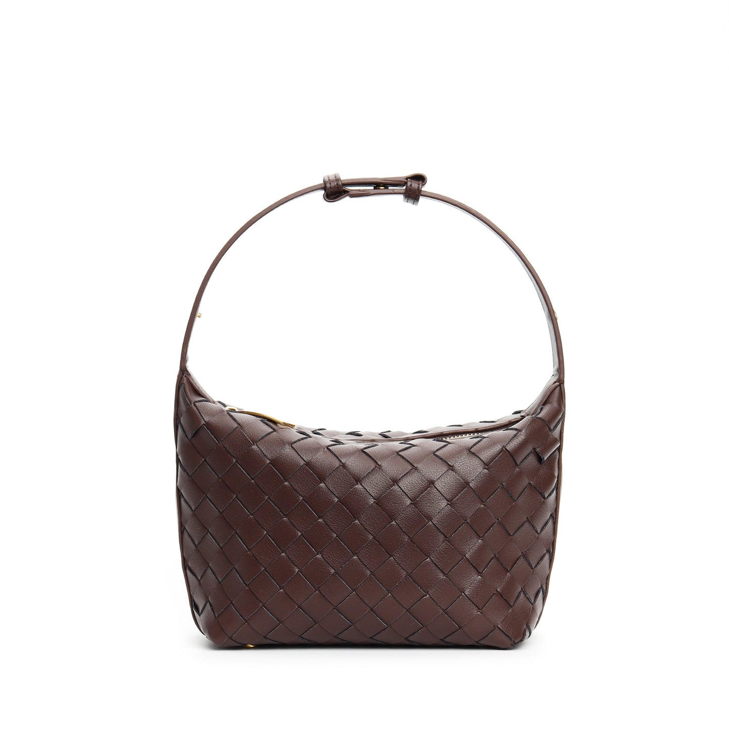Women's Woven Dumpling Hand Niche Rhombus Single Bags