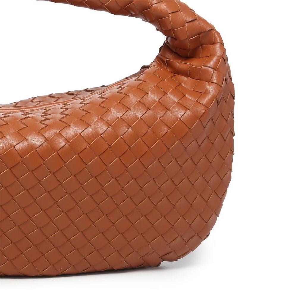 Women's Large Summer Versatile Fashion Dumpling Selenodont Croissant Solid Handbags