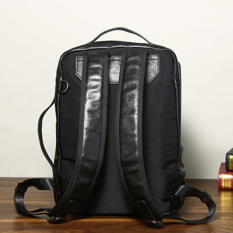 Men's Genuine Leather Vintage Cowhide Personalized Trendy Backpacks