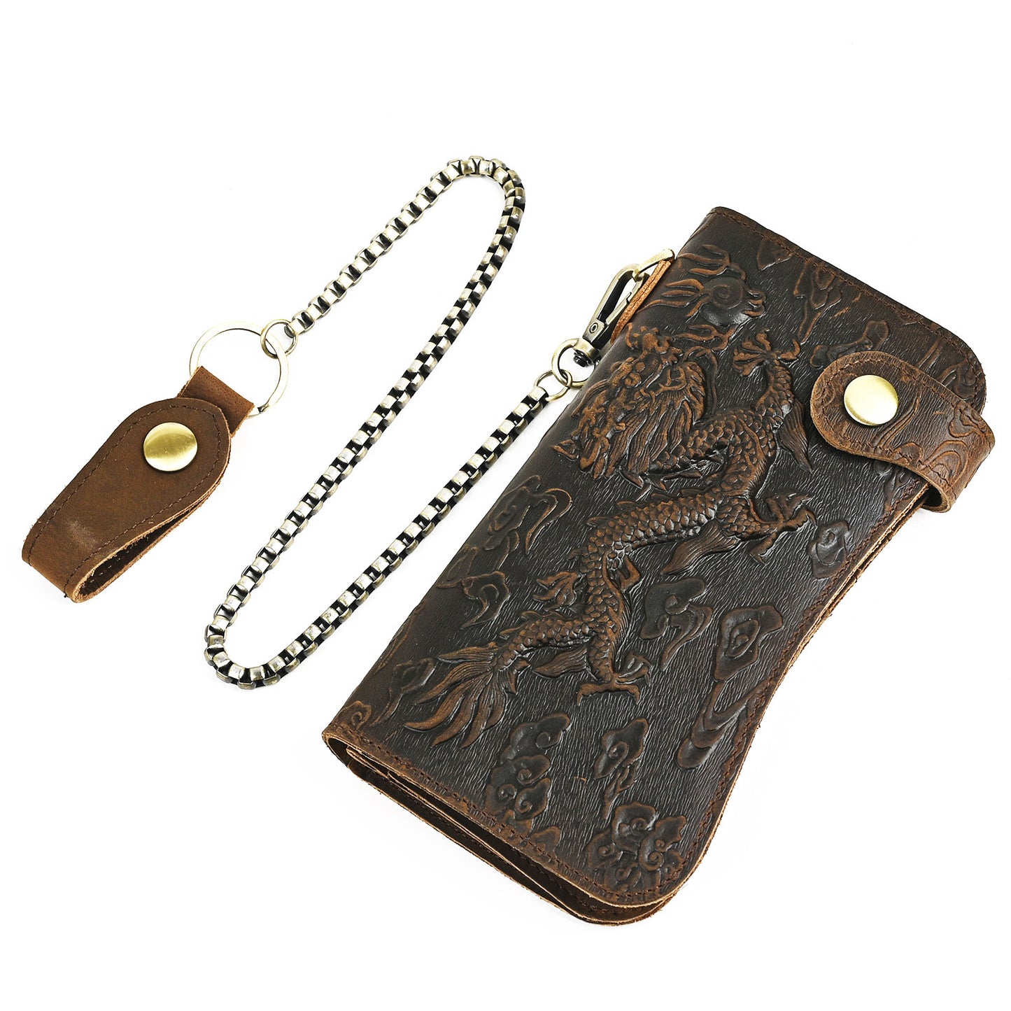 Men's Top Layer Crazy Horse Skin Cowhide Multiple Men's Wallets
