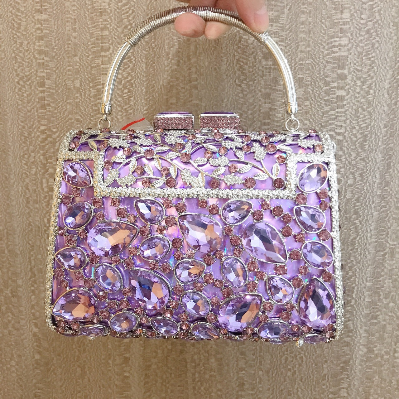 Banquet Party Metal Clutch Inlaid With Evening Bags