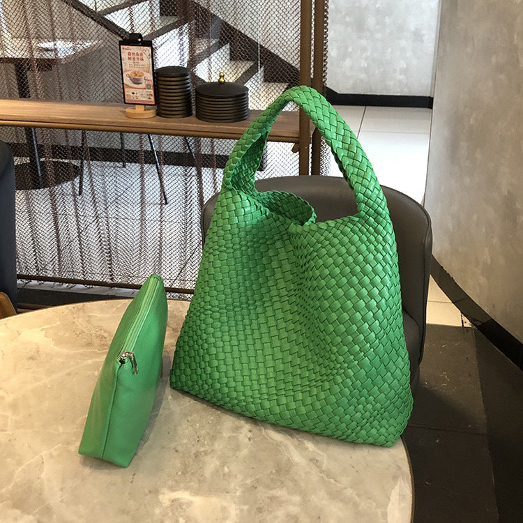 Woven Large Capacity Totes High-grade Vegetable Basket Bags