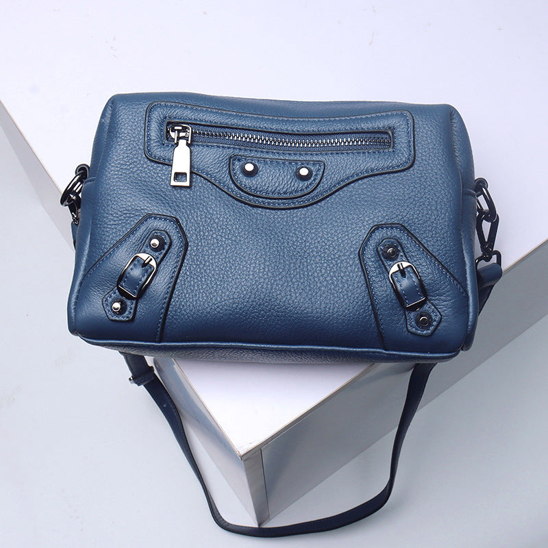 Women's First Layer Cowhide Leather Soft Fashion Handbags