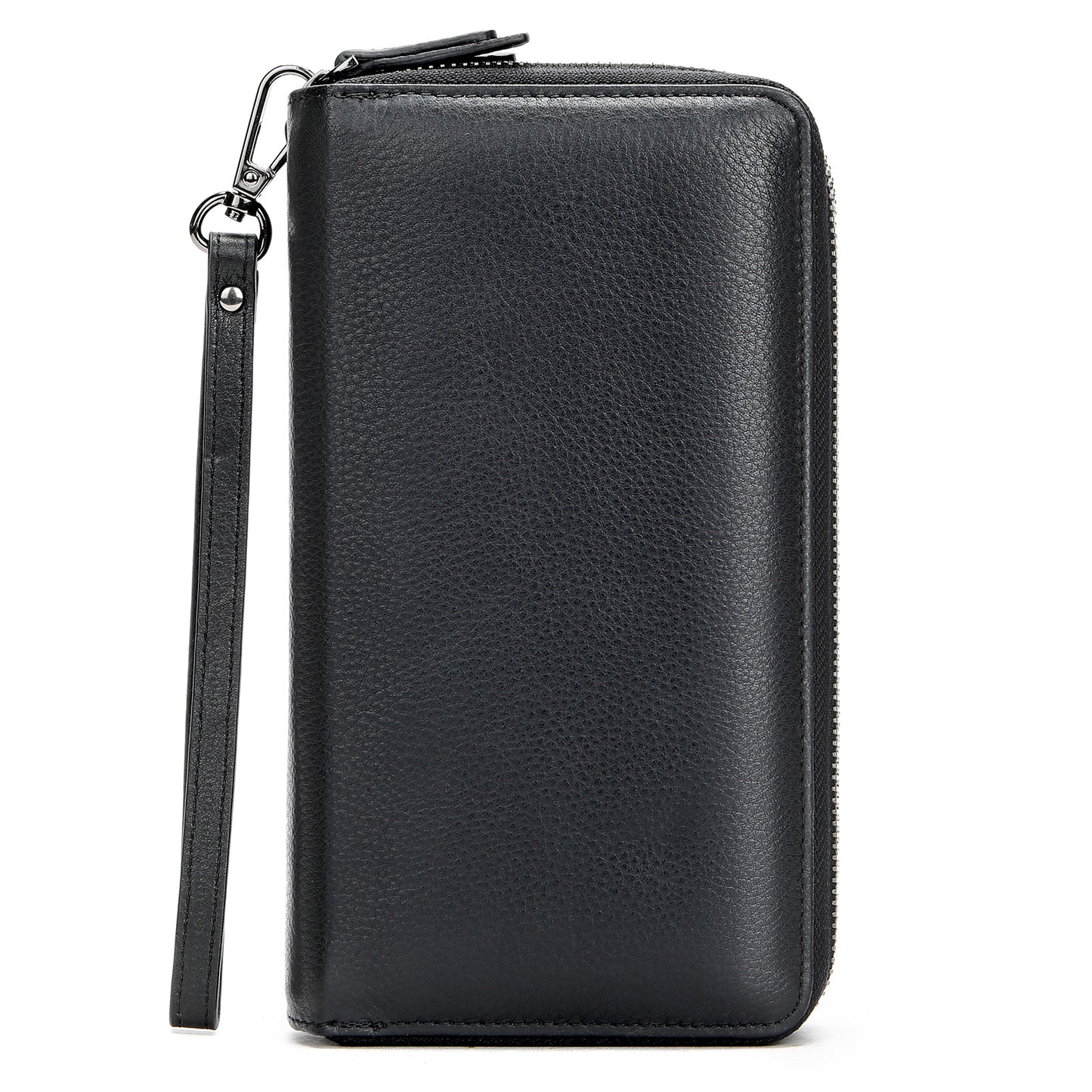 Men's Clutch Long Leather First Layer Cowhide Men's Handbags