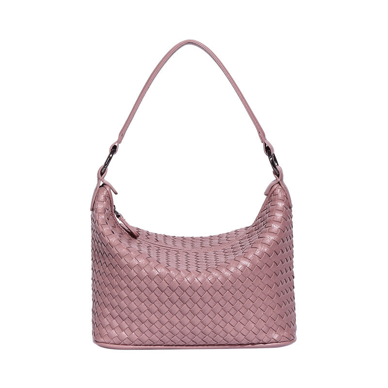 Women's Fashion Woven Portable Large Capacity Underarm Shoulder Bags