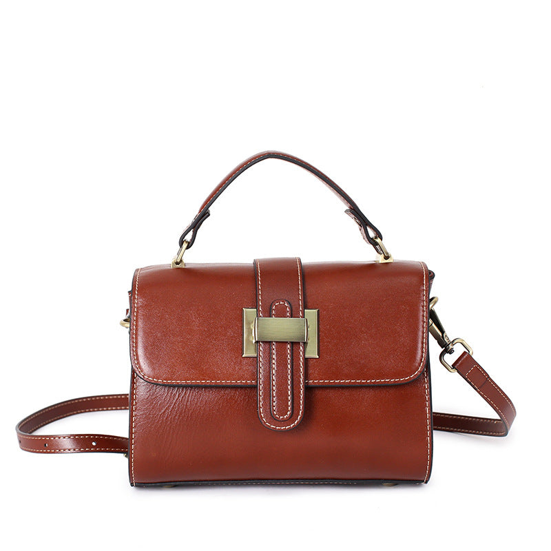 Women's Genuine Leather Retro Fashion High-grade Handbags