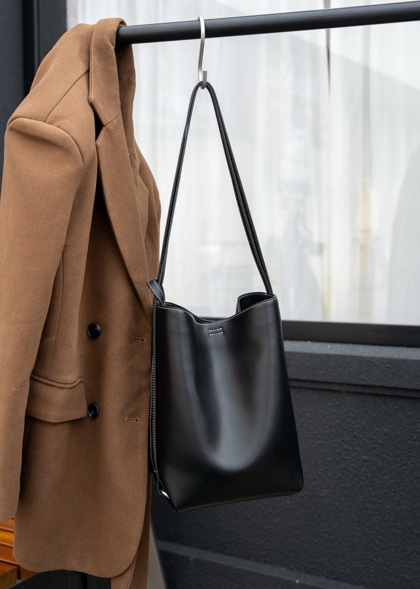 Innovative Leather One High-grade Simple Cowhide Shoulder Bags