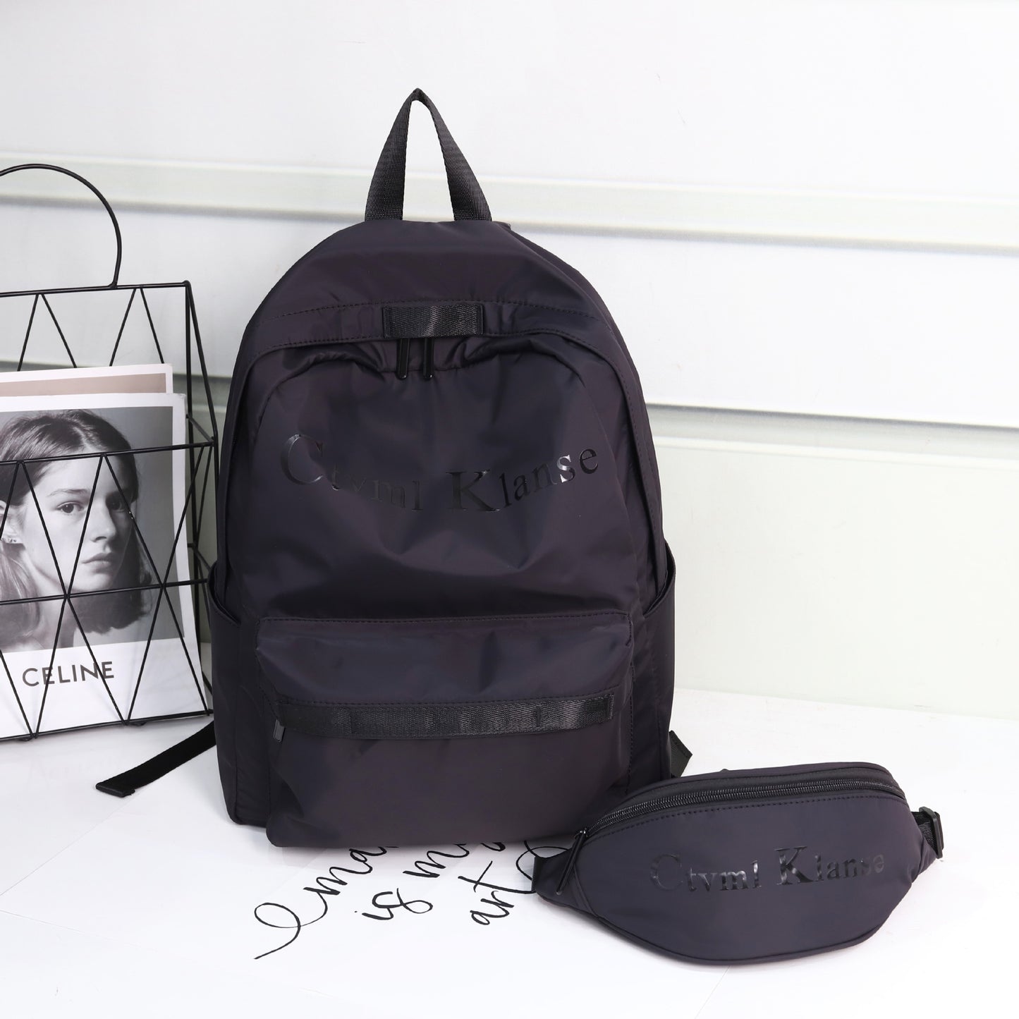 Slouchy Large Capacity Waterproof College Style Backpacks