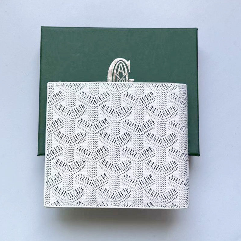Women's & Men's & Style Dog Teeth Short Multiple Slots Men's Wallets