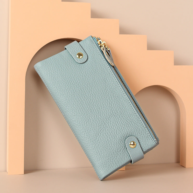 Women's Clutch Real Leather Long Soft Ladies Wallets