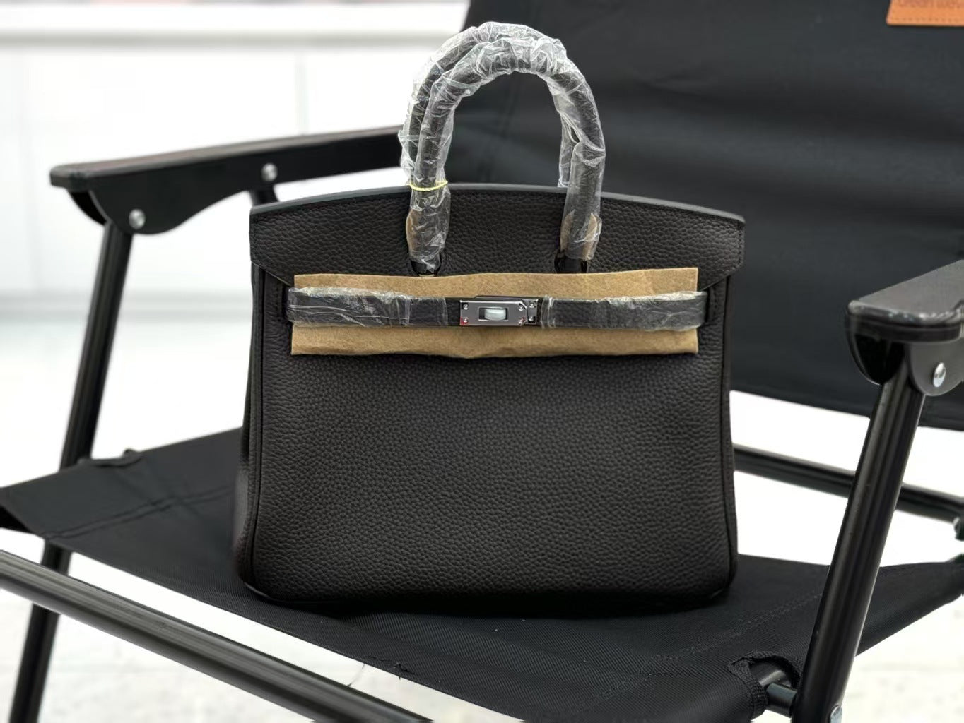 Women's Leather Line Imported Calfskin Lychee Pattern Bags