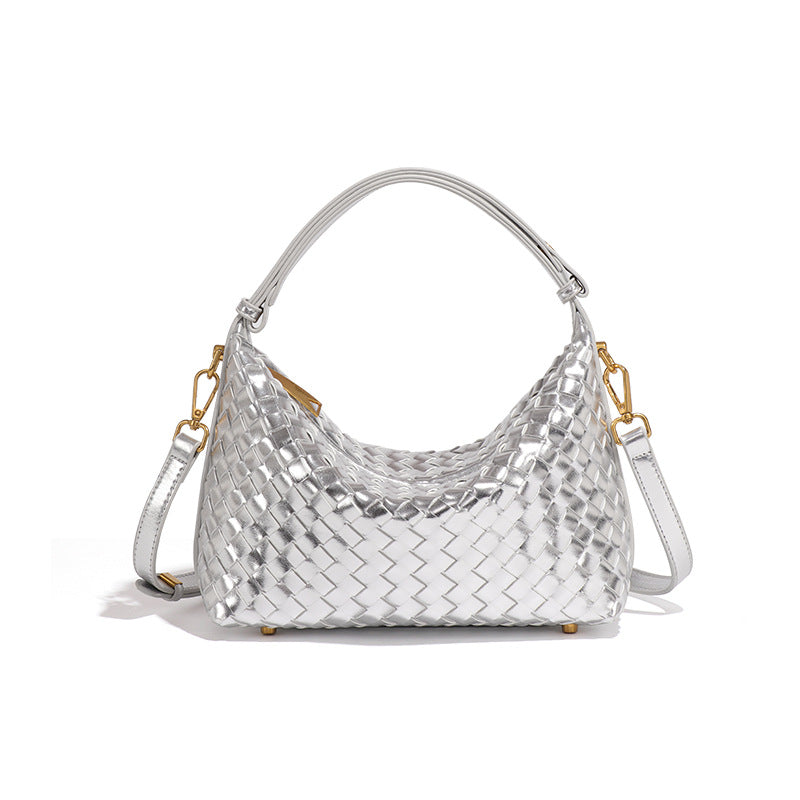 Women's Capacity Lunch Box Fashion Hand-woven Niche Handbags