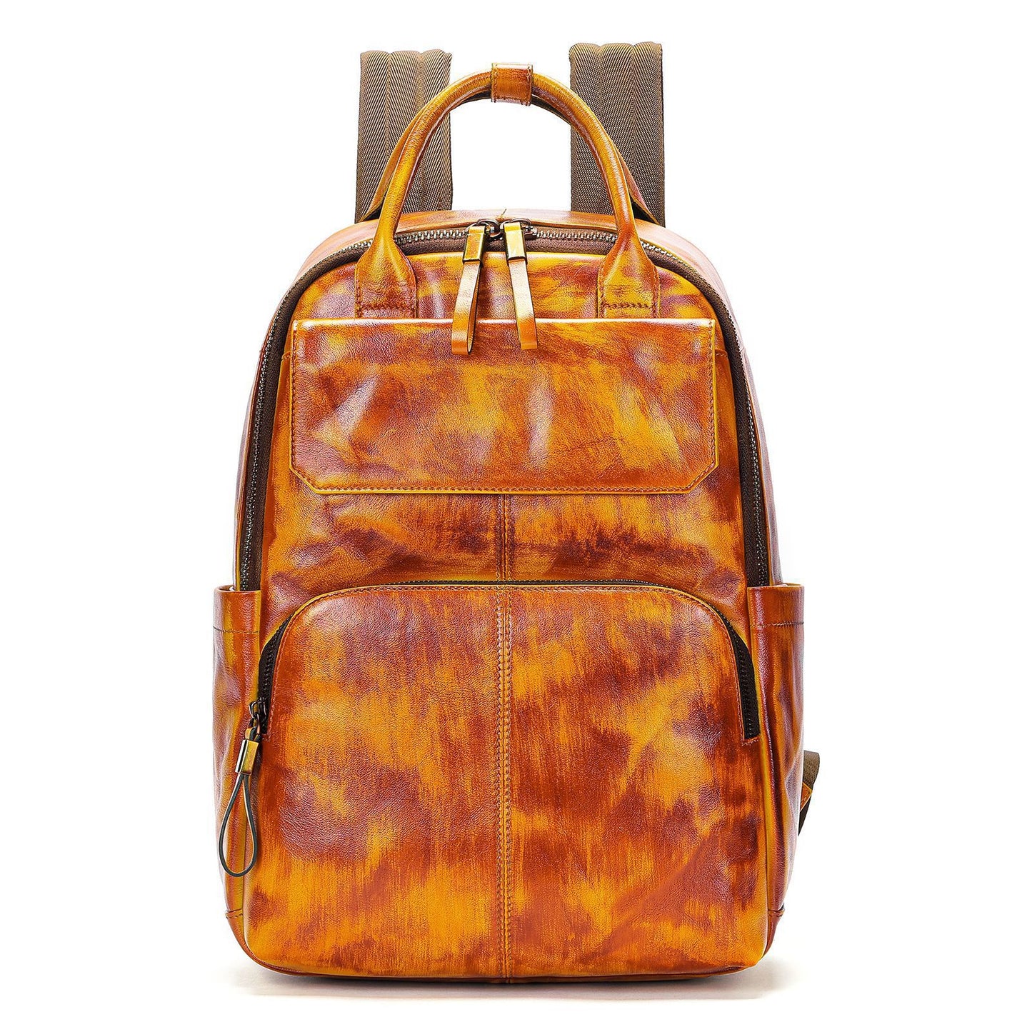 Men's Fashion Business Computer First Layer Cowhide Bags