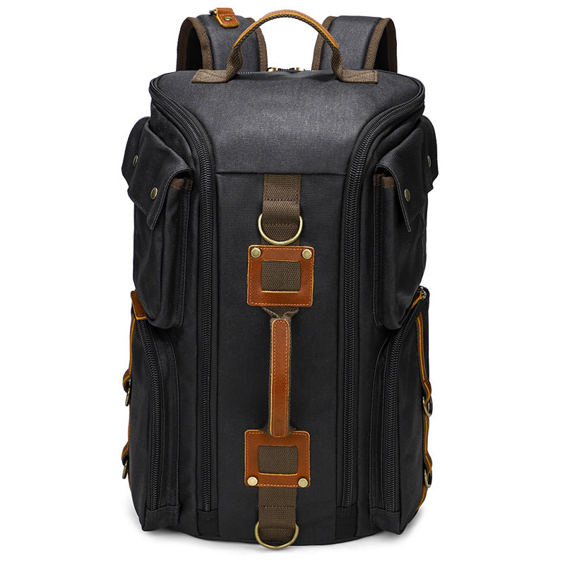 Men's Canvas Large Capacity Waterproof Design Computer Backpacks