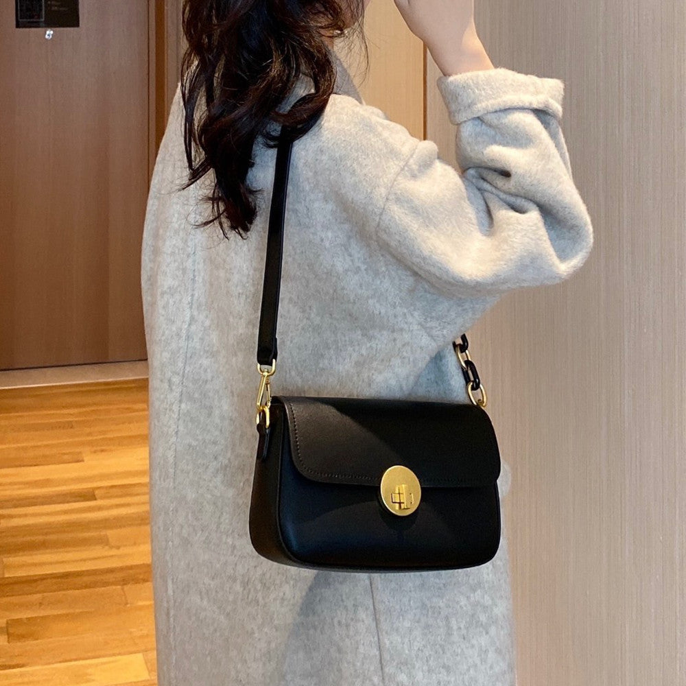 Women's Glamorous High-grade Spring Underarm Cowhide Shoulder Bags