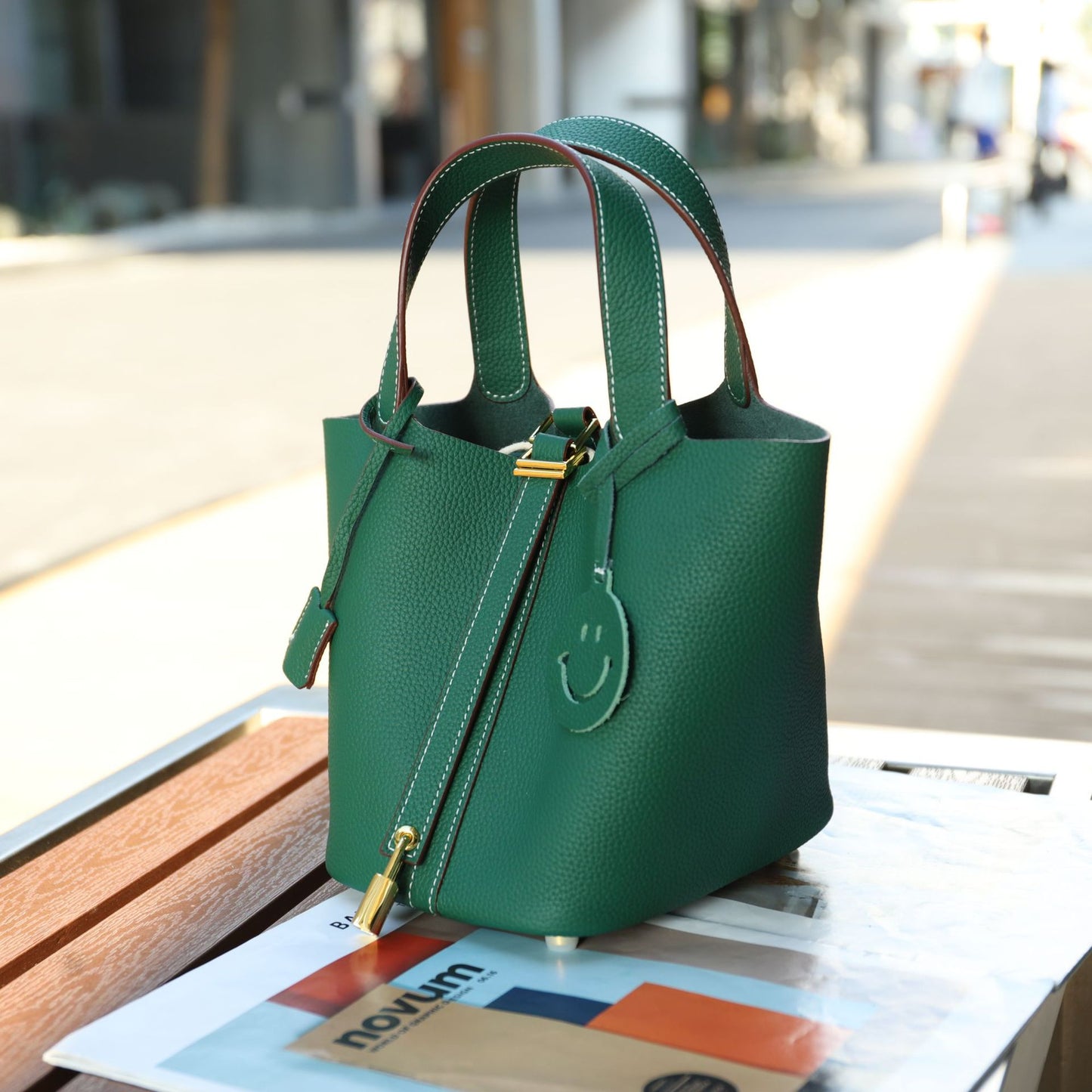 Women's First Layer Cowhide Leather Tide Match Handbags