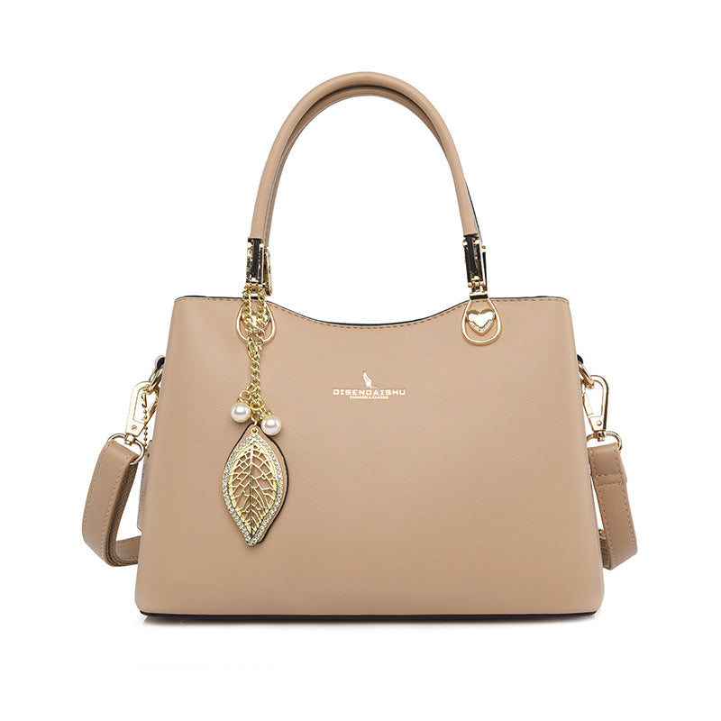 Women's Popular Soft Leather Fashion Mother Handbags