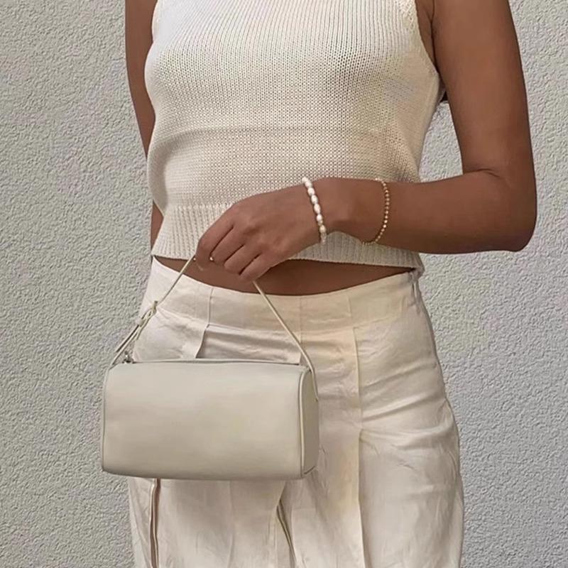 Women's Box Retro Simple Cowhide Pen Mini Bags