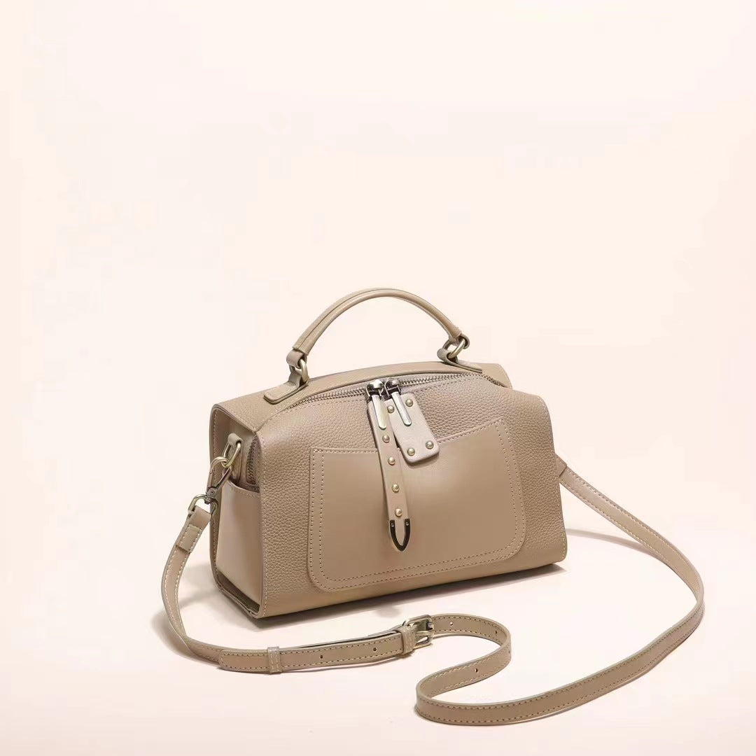 Women's Leather Fashion Large Capacity Versatile Commuter Crossbody Bags