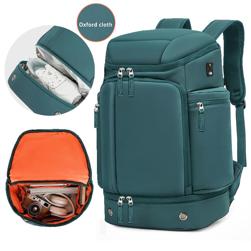 Men's Large Capacity Dry Wet Separation Multifunctional Backpacks