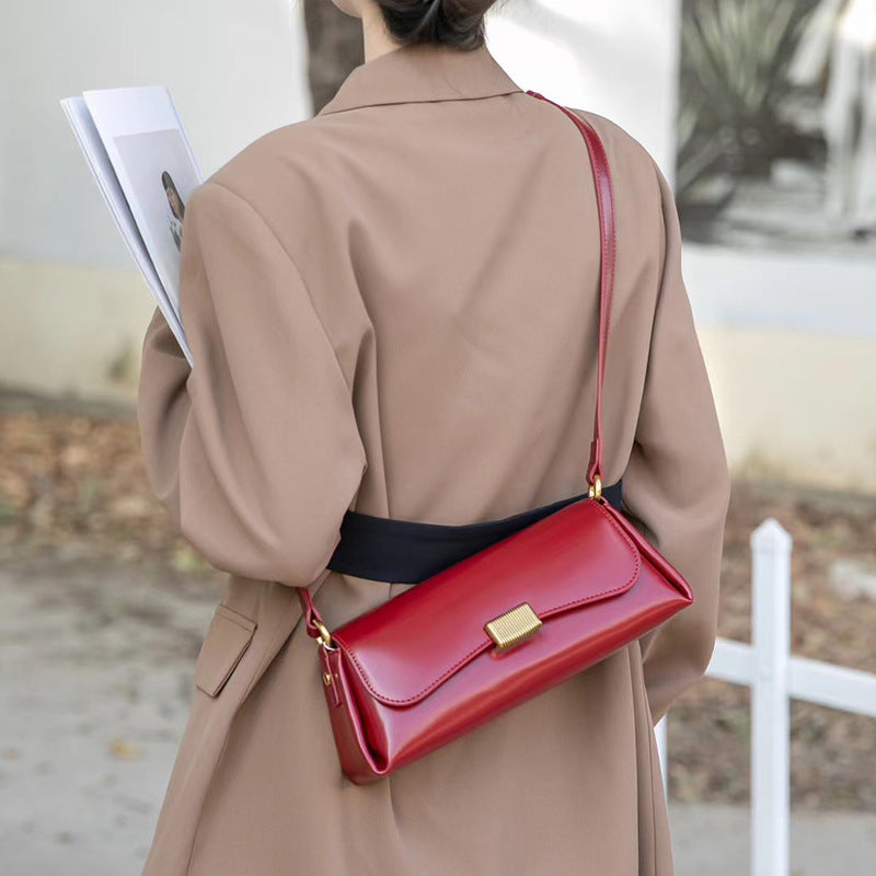 Women's Design Retro Baguette Underarm High-grade Trendy Shoulder Bags