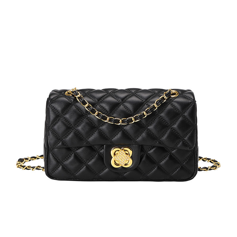 Women's Classic Style Rhombus Chain Large Capacity Shoulder Bags