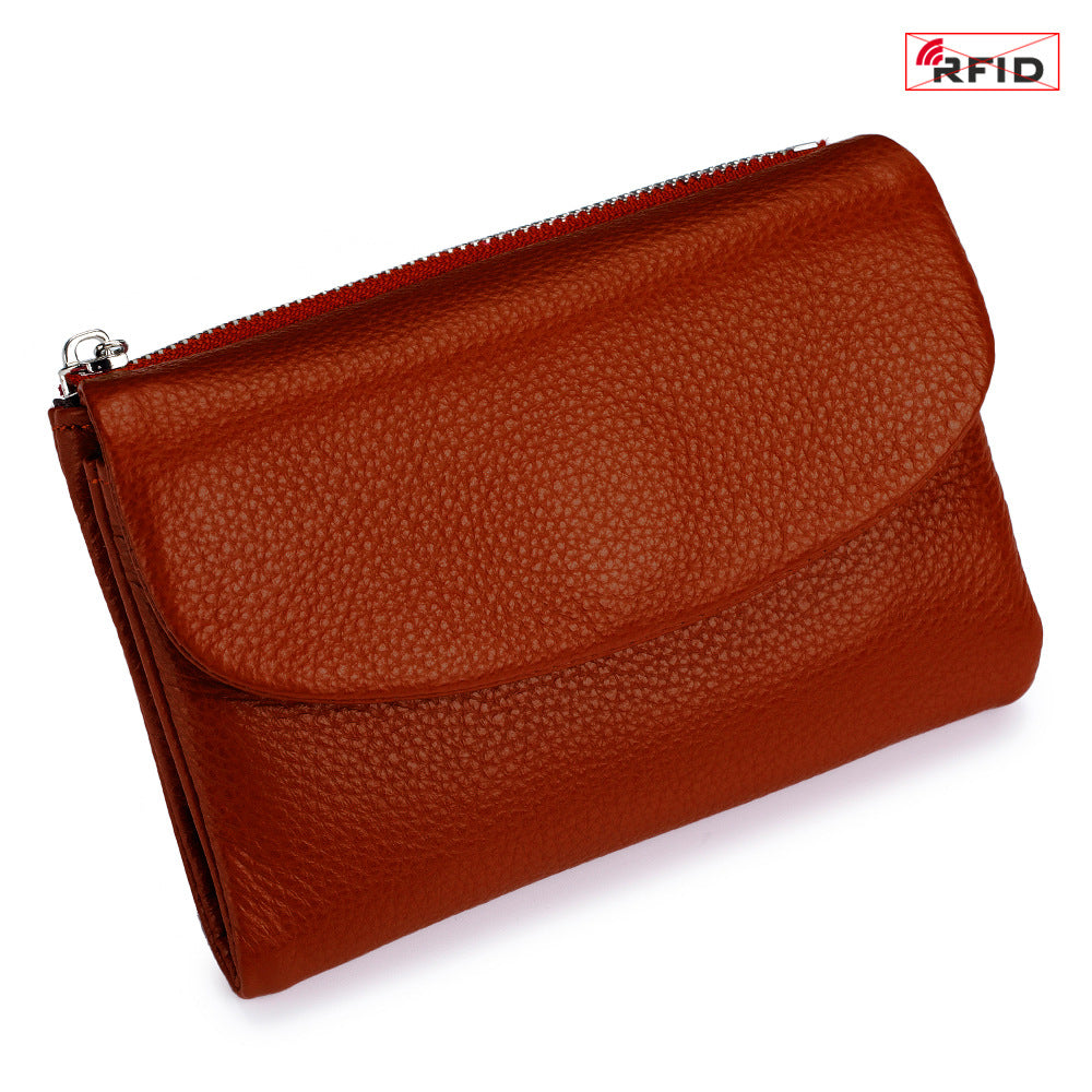 Women's Fashion Short Soft Textured Large Capacity Ladies Wallets