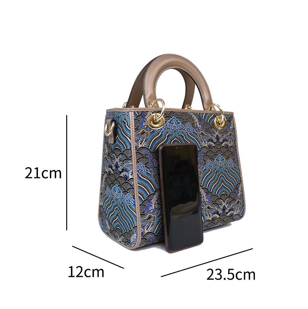 Women's Chinese Style National Fashion Retro Diana Crossbody Bags