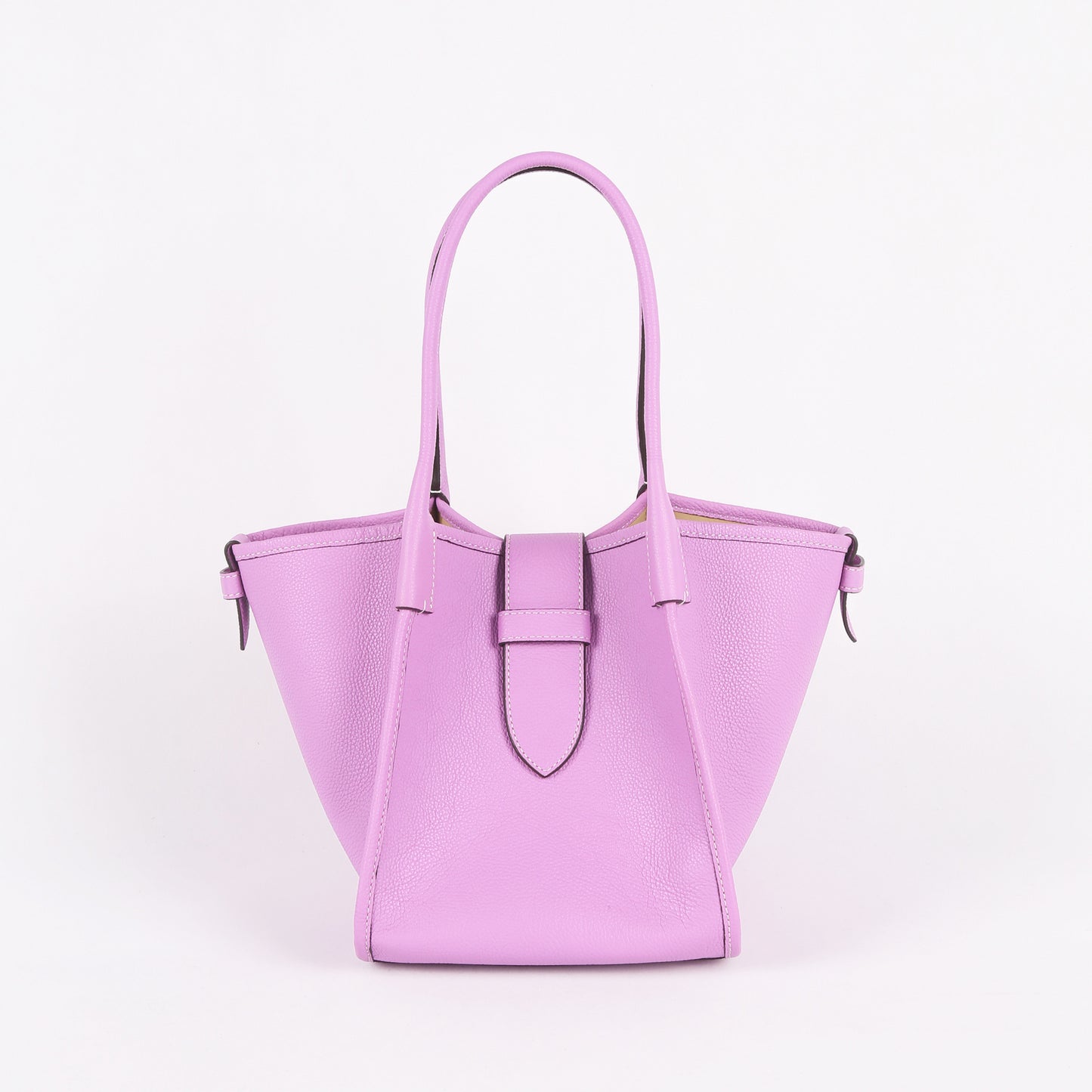 Women's First Layer Cowhide Portable Trapeze Handbags