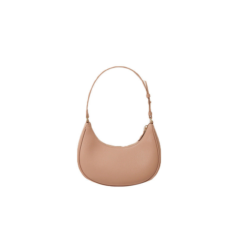 Women's Leather Hobos Underarm Genuine Portable Niche Shoulder Bags
