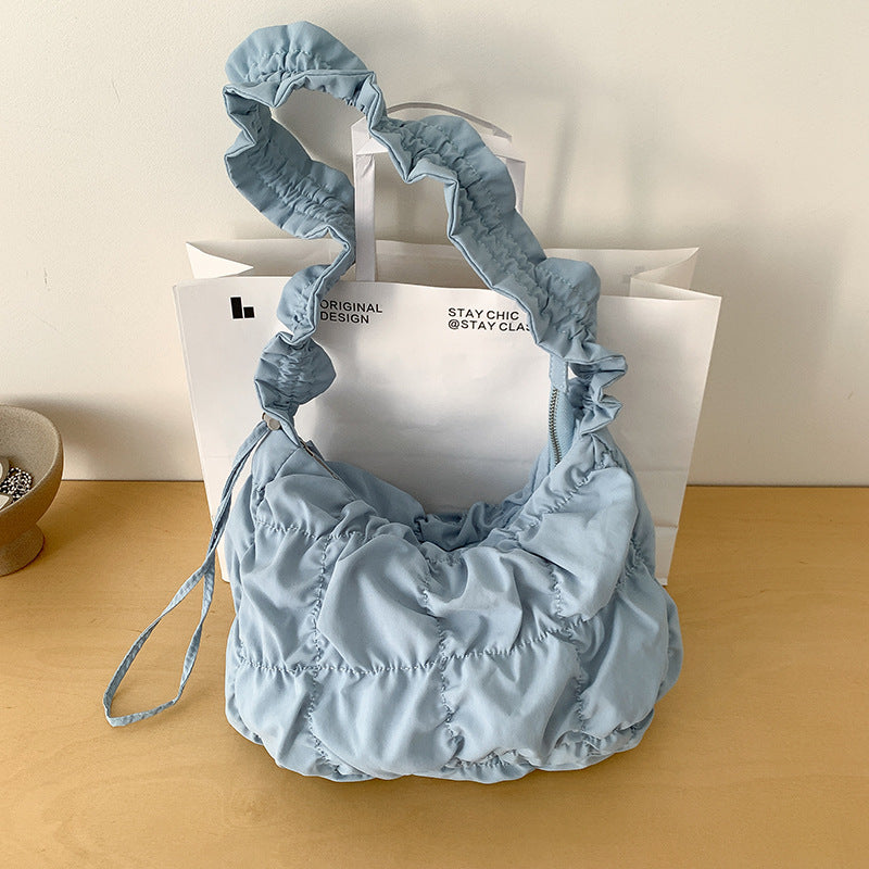 Pleated Puff Cloud Fashion Large Capacity Bags