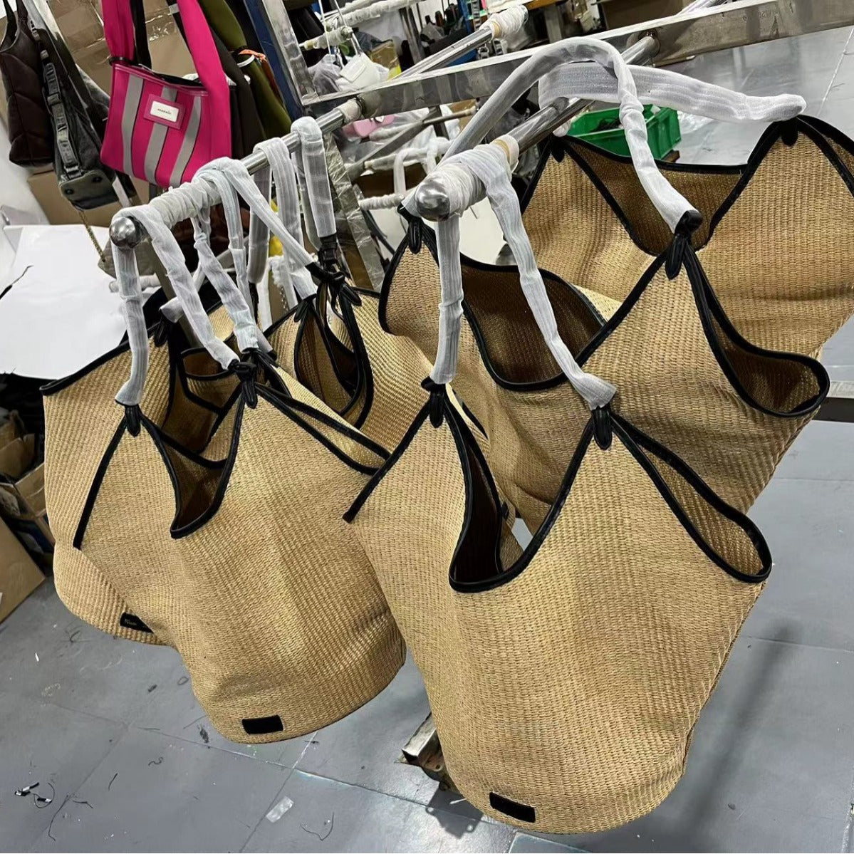 Women's Fashion Summer Leather Fur With First Layer Handbags