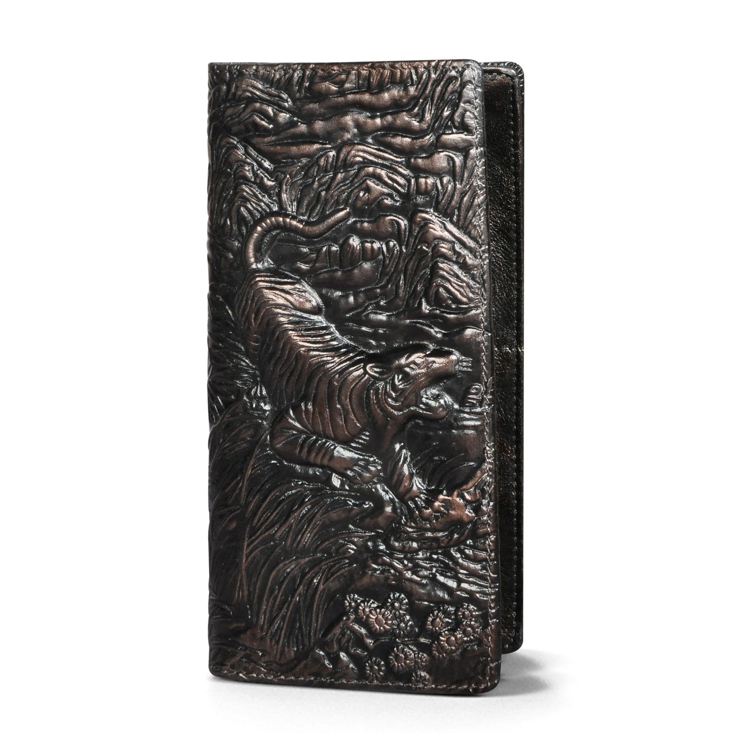 Men's Vegetable Tanned Leather Retro Simple Large Men's Wallets