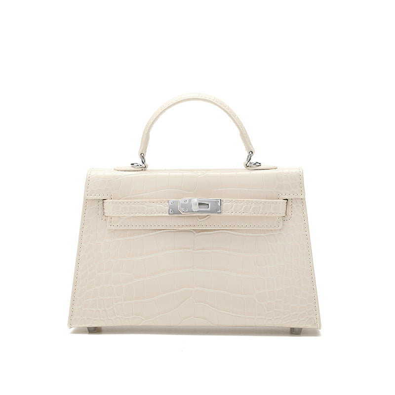 Women's Crocodile Pattern High-grade Fashion Stone Handbags