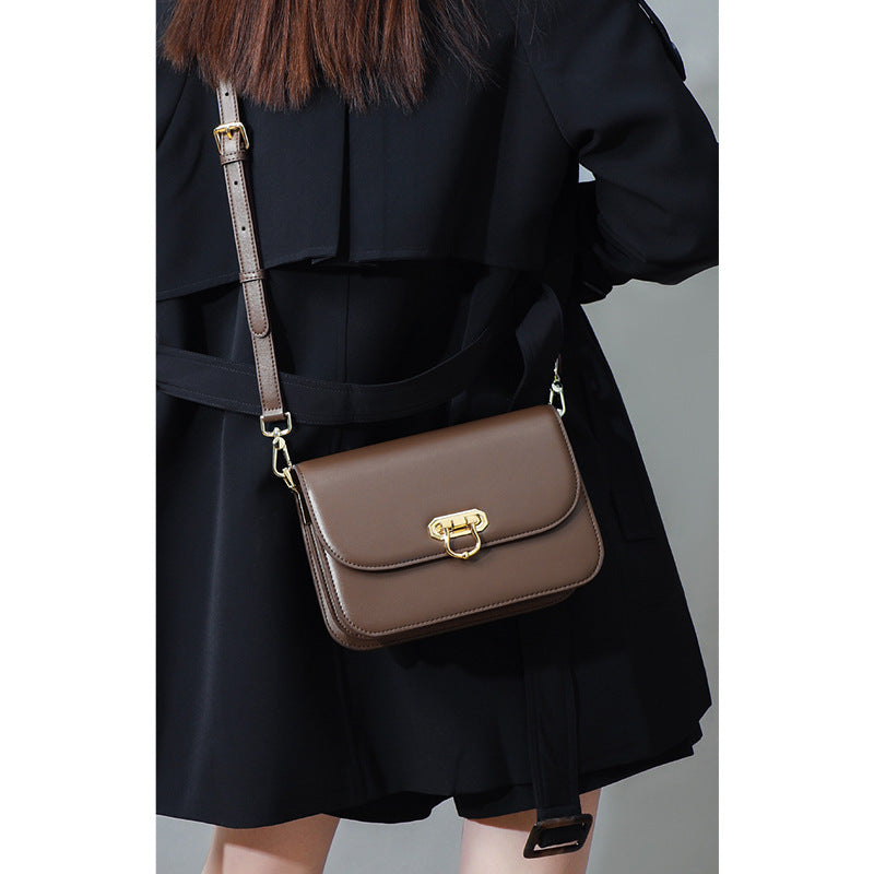 Women's Summer Genuine Leather Underarm Chain Fashion Crossbody Bags